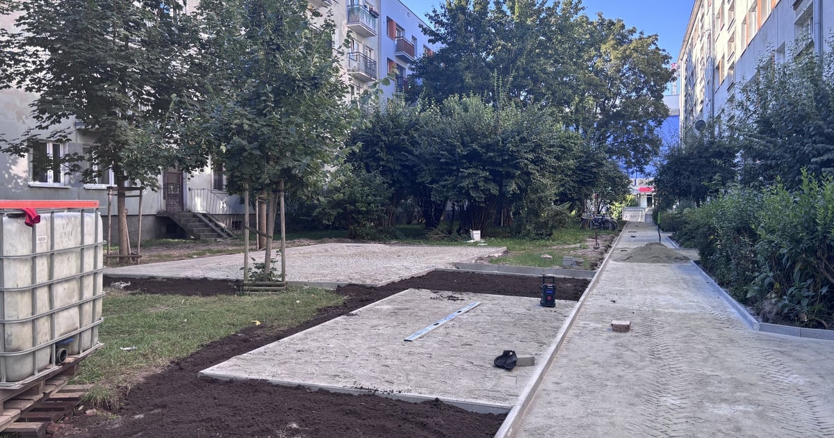 Siłownie, zieleń i latarnie. Zmieni się podwórko na Szczepinie