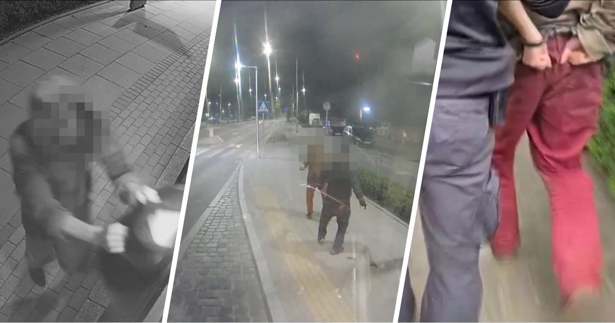 Bez powodu pobił kierowcę MPK – został deportowany [NAGRANIE]