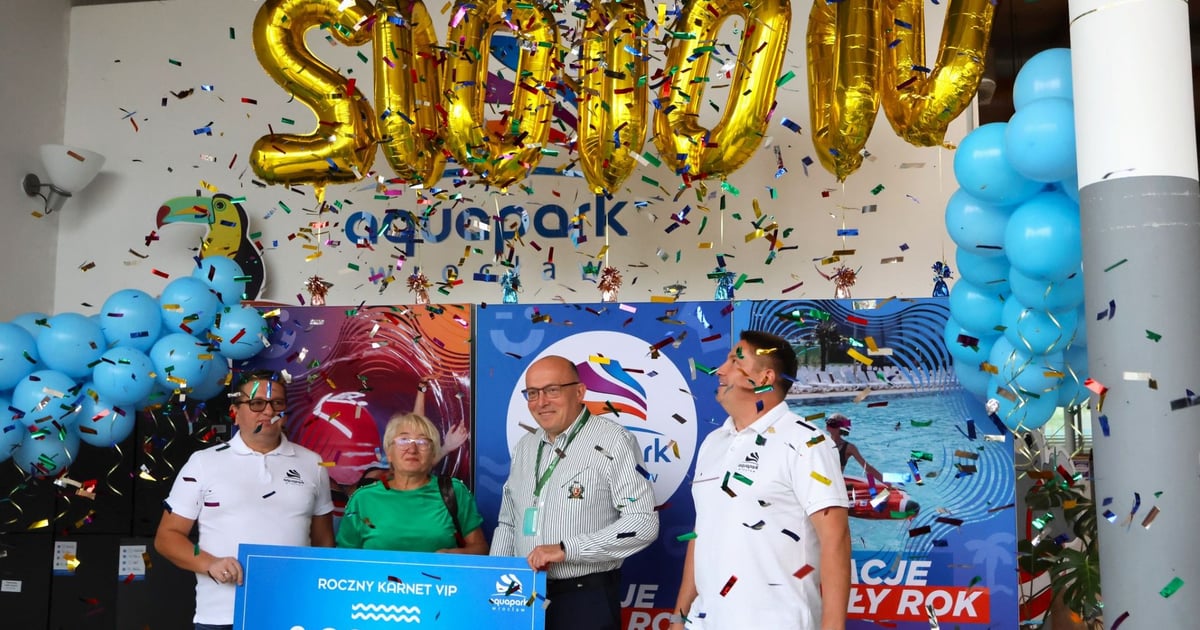 Dwumilionowy gość we wrocławskim Aquaparku. Jak został uhonorowany?