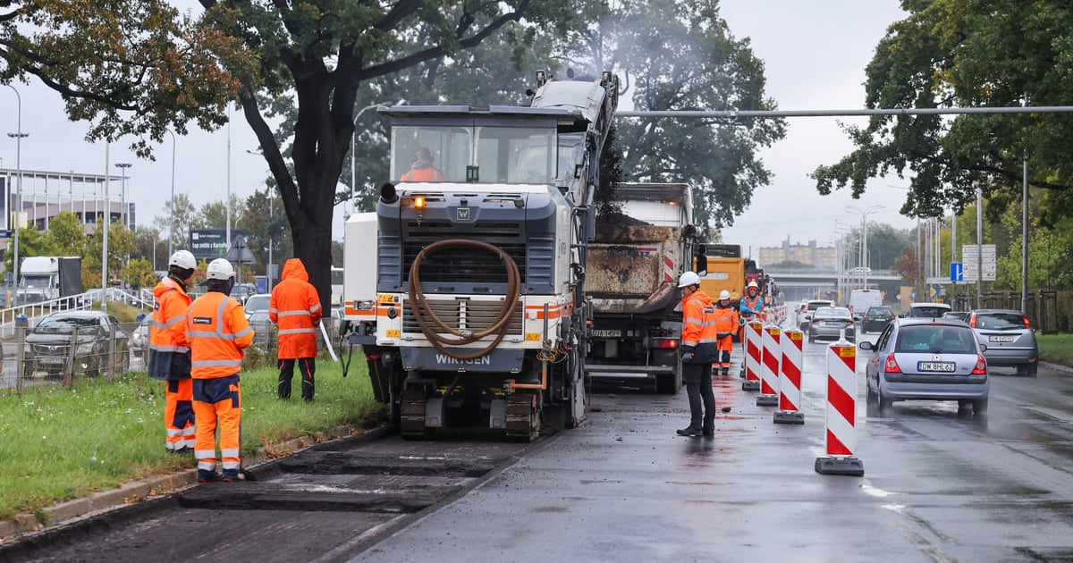 Uwaga kierowcy. Trwa remont jezdni na ulicy Krzywoustego