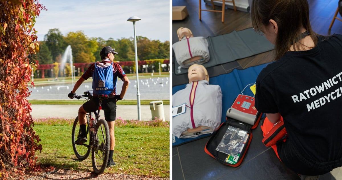 Rowerzysta Ratownik – bezpłatne szkolenia z pierwszej pomocy. Jak skorzystać?