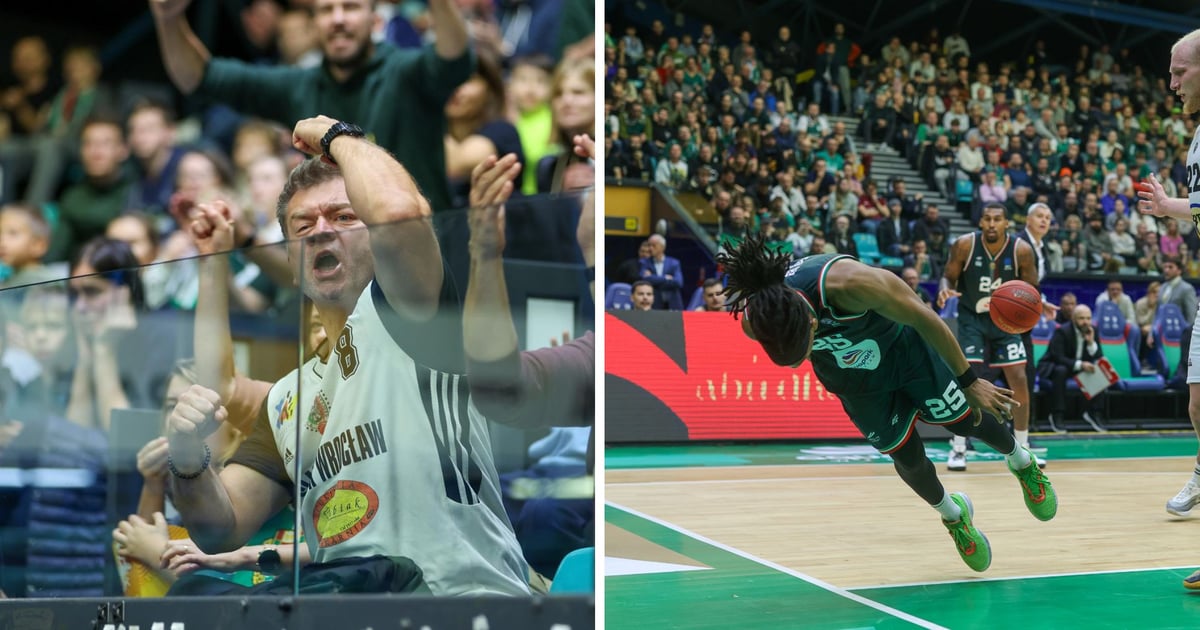 Śląsk odrobił 16 punktów i wygrał. Zdjęcia z meczu w Orbicie