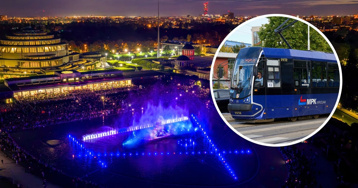 W niedzielę „Noc pokazów” Fontanny Multimedialnej. Będzie dodatkowa komunikacja