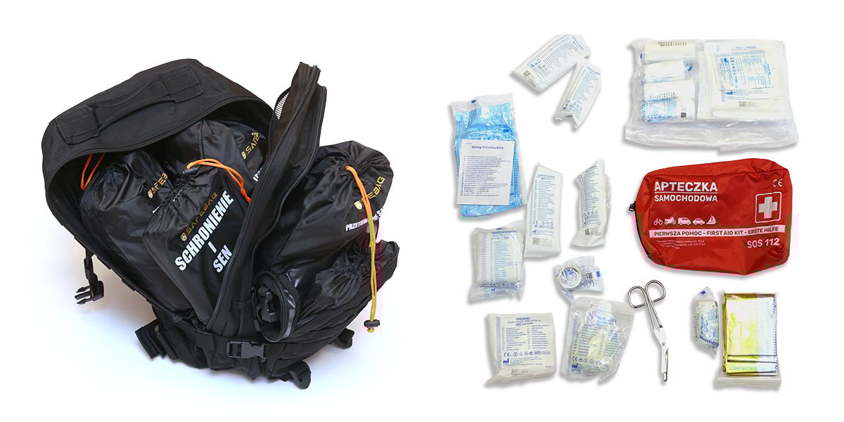 Plecak ewakuacyjny i apteczka zawsze pod ręką - lekcja 4 o bezpieczeństwie