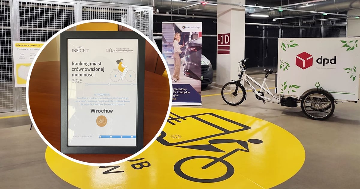 Wrocławski, rowerowy mikrohub z nagrodą na Europejskim Forum Samorządowym