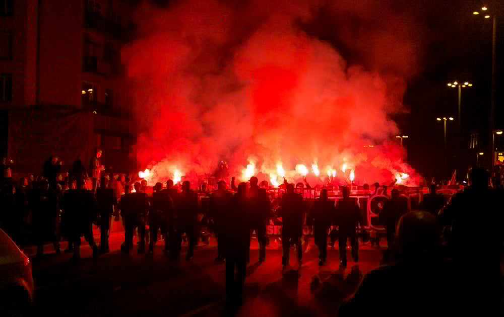Nazistowska grafika na plakacie promującym marsz. Miasto reaguje