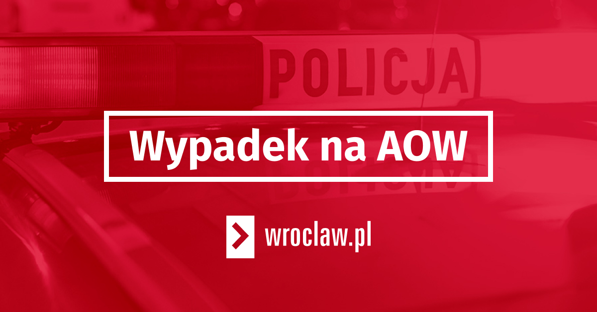 Kolizja na AOW. Urósł zator, jeden pas zablokowany