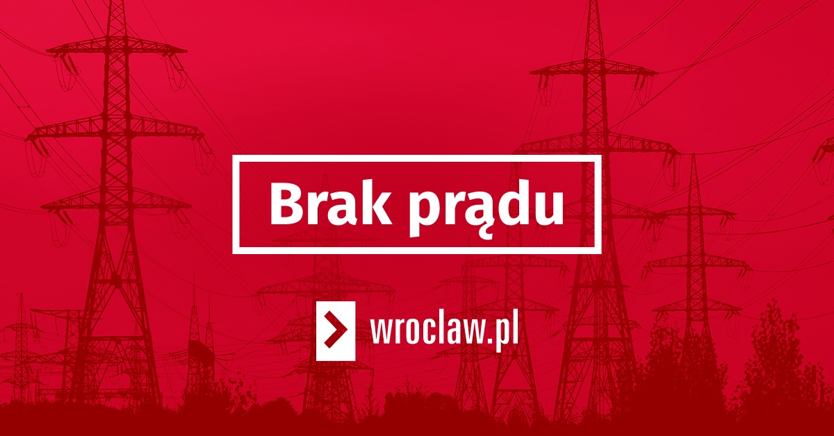 Uwaga, duża awaria prądu we Wrocławiu. Lista ulic