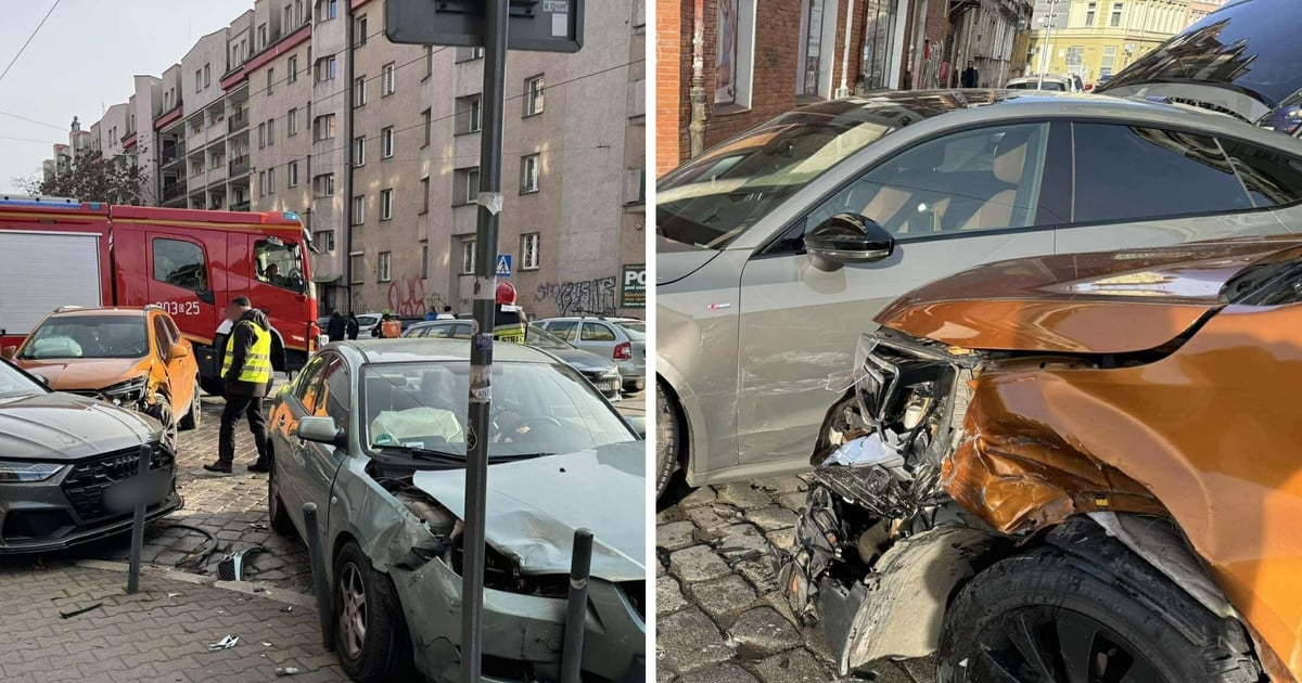 Uwaga, wypadek i utrudnienia na Kościuszki