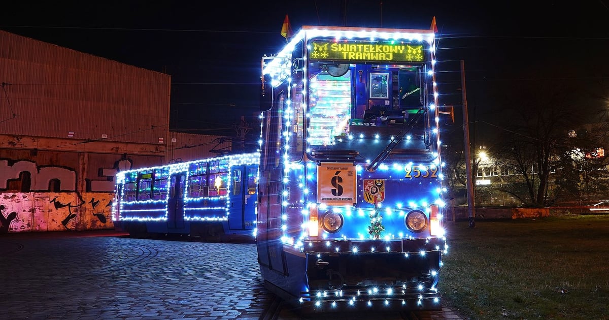 W mikołajki na tory wyruszy urzekający "Światełkowy Tramwaj"