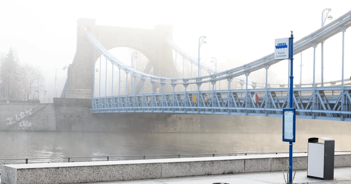 Uważajcie na gęstą mgłę! Ostrzeżenie 1. stopnia IMGW dla Wrocławia