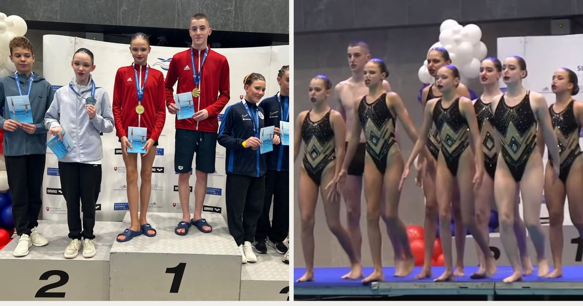 Wrocławski klub z sukcesami na prestiżowych zawodach pływania artystycznego