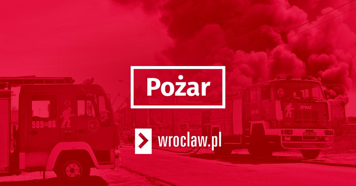 Pożar mieszkania przy ul. Zarembowicza we Wrocławiu [AKTUALIZACJA]