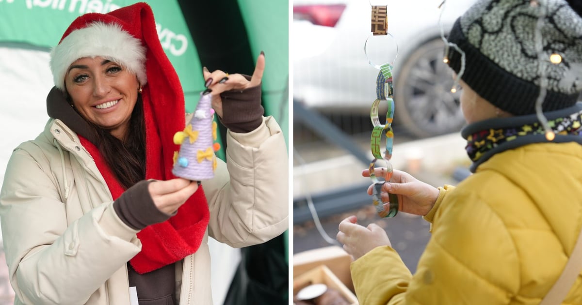 Świąteczne ozdoby z upcyclingu, rekordowy łańcuch z papieru - czyli ekopiknik w PSZOK-u