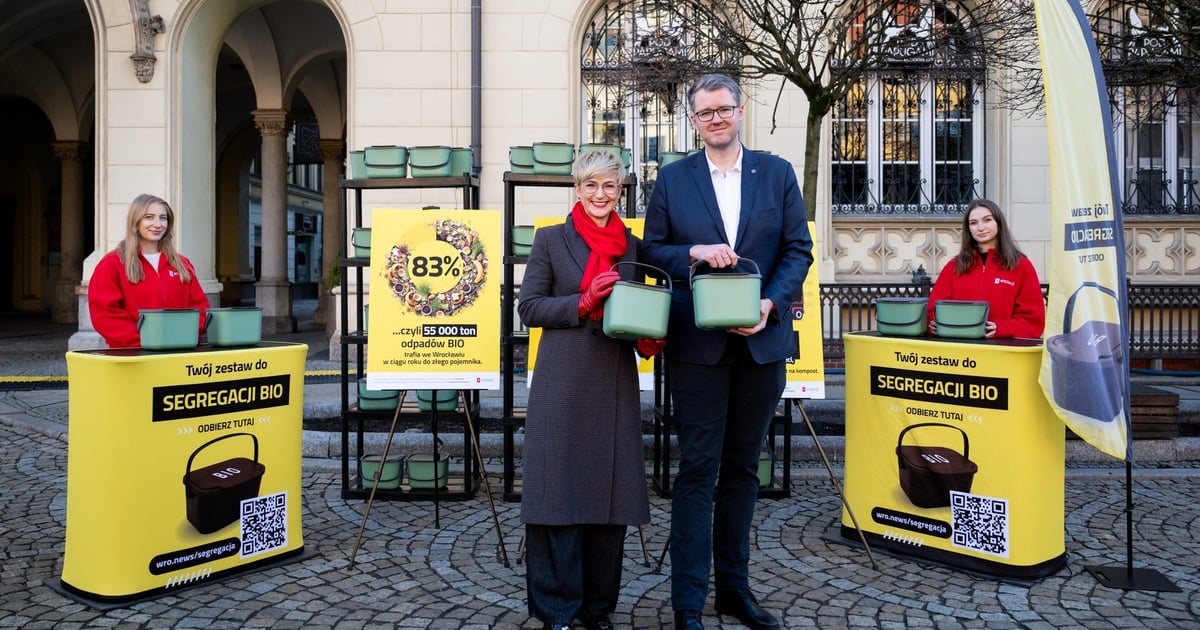 Segreguj śmieci i bądź eko-wrocławianinem, także w święta. Odbierz bezpłatny pojemnik na bioodpady