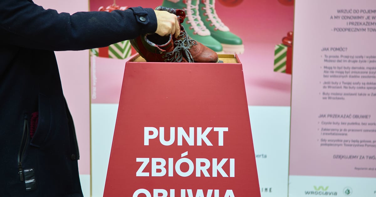 Do 17 grudnia we Wroclavii trwa zbiórka obuwia