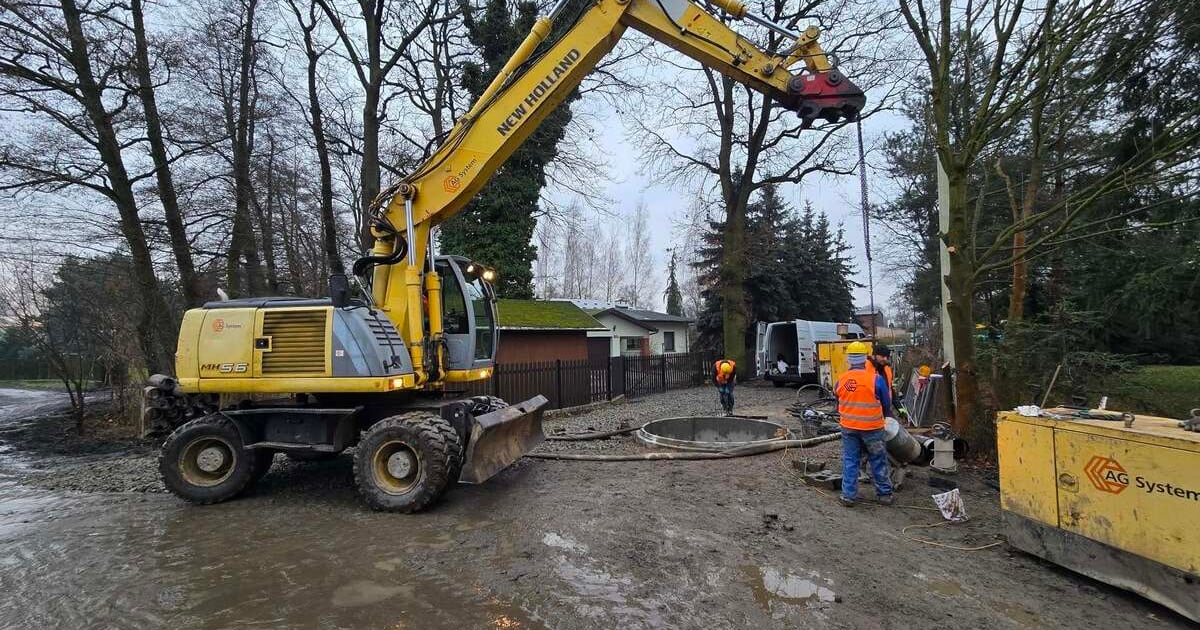 Budowa kanalizacji na Kłokoczycach – ponad połowa prac już za nami
