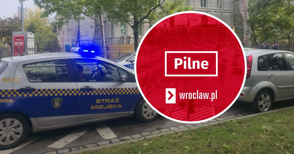 Potrącił strażnika miejskiego i uciekł. Policja szuka sprawcy