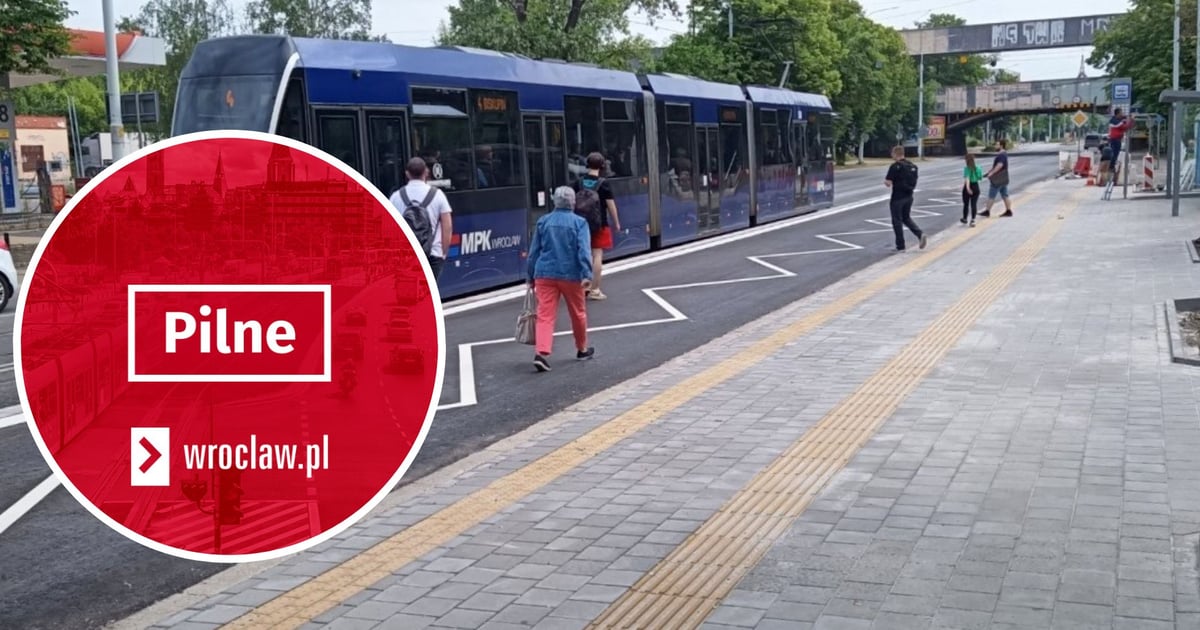 Uszkodzona trakcja. Utrudnienia w ruchu tramwajów na Grabiszyńskiej