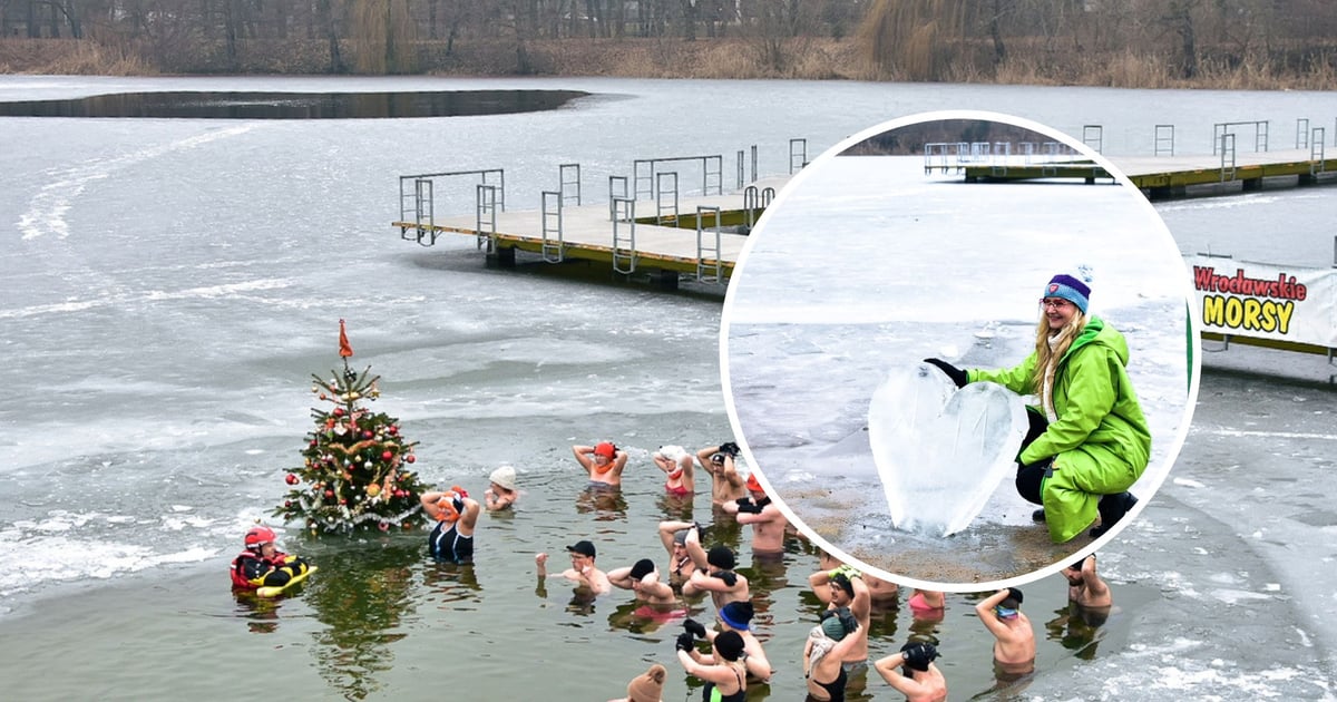 Dziesiątki gorących serc i jedno z lodu. Wrocławskie morsy dla WOŚP