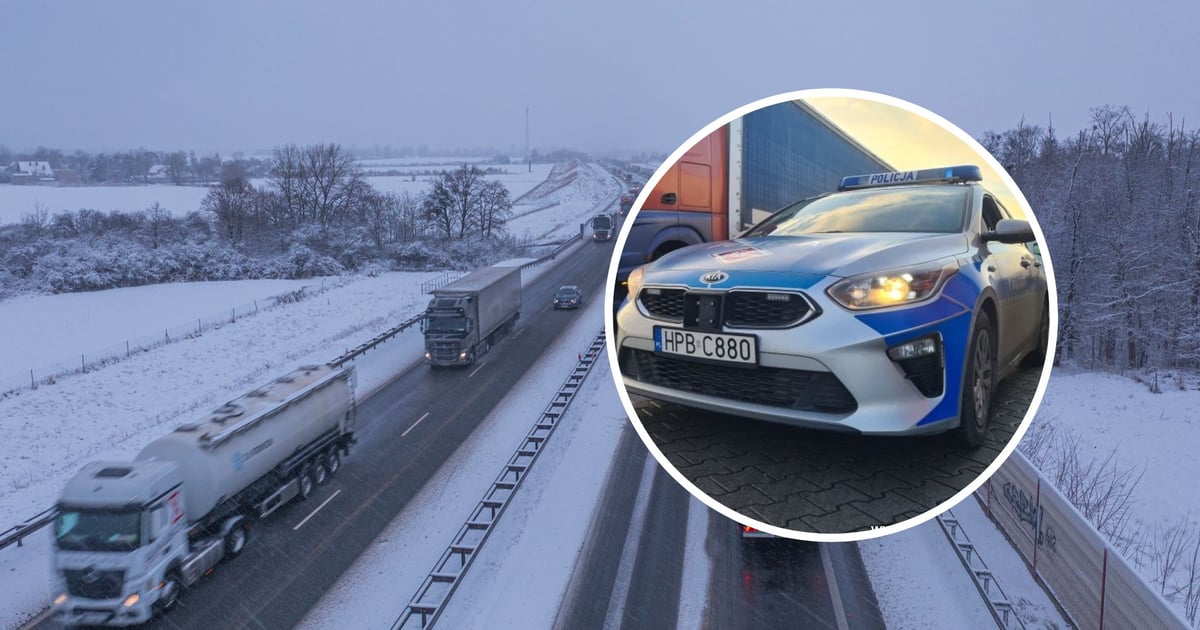 Wypadek na autostradzie A4. Dwie osoby ranne. Korek w kierunku Zgorzelca
