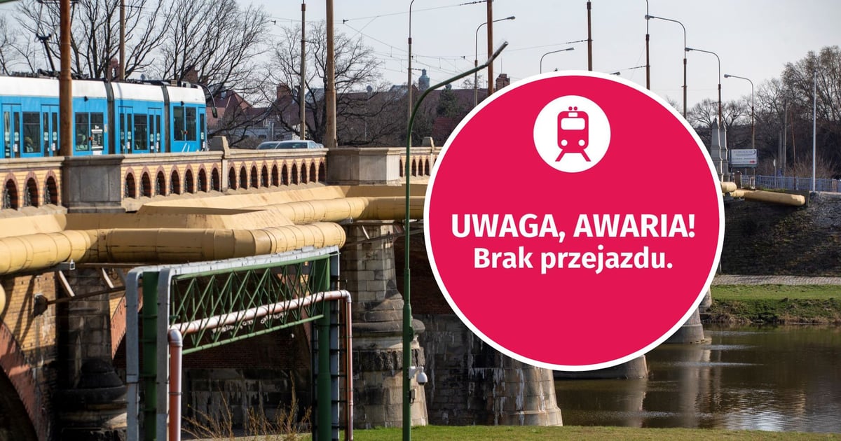 Awarie torowisk na Moście Osobowickim i Trzebnickiej. Objazdy