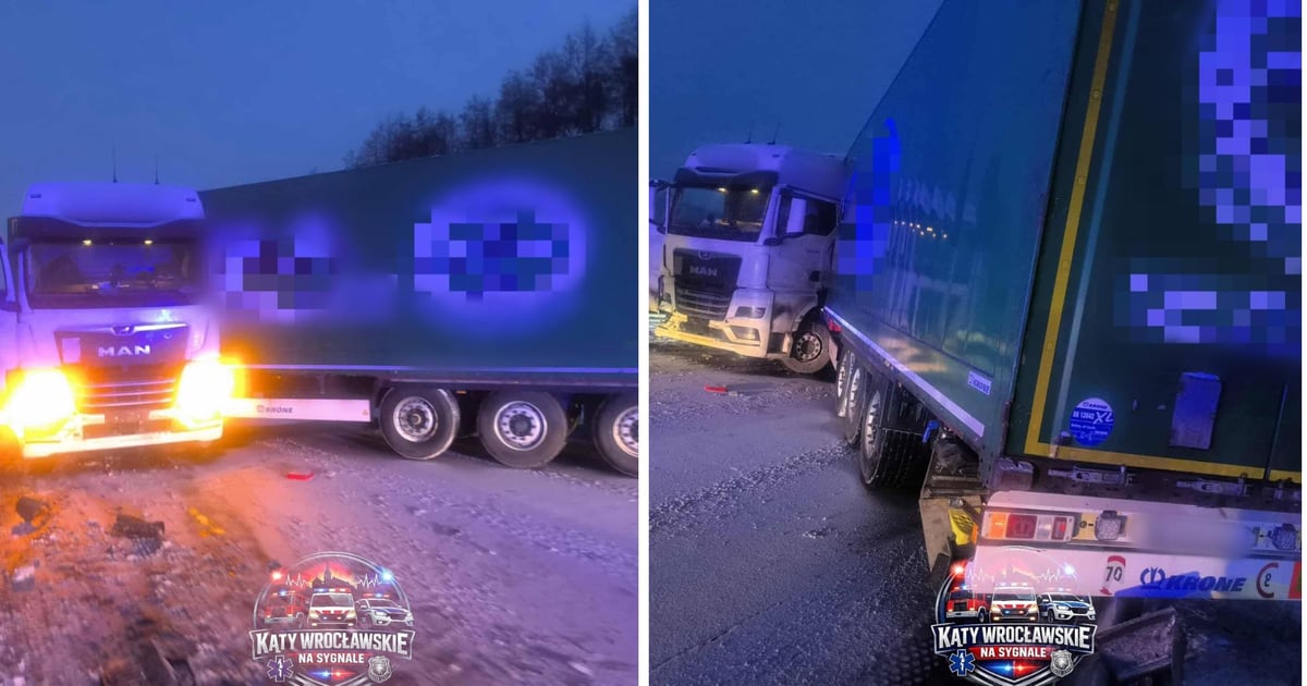 Autostrada A4 pod Wrocławiem zablokowana! Ciężarówka stanęła w poprzek jezdni