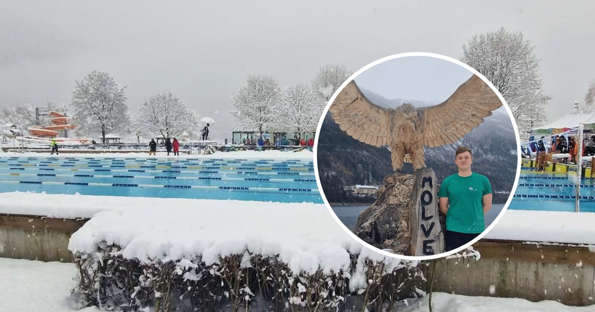 Mateusz Pawlica z AWF Wrocław trzeci w Europie w pływaniu lodowym