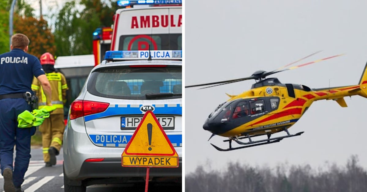 Autostrada A4 w Bielanach Wrocławskich zablokowana. Poważny wypadek. LPR w akcji