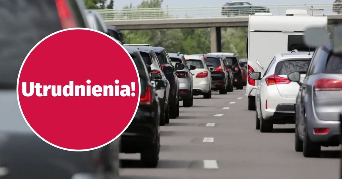 Kolizja 3 aut i utrudnienia w ruchu na autostradzie A4 pod Wrocławiem