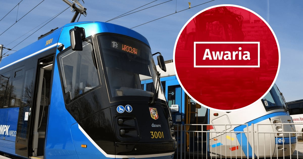 Awaria tramwaju na ul. Krakowskiej. Wprowadzono komunikację zastępczą