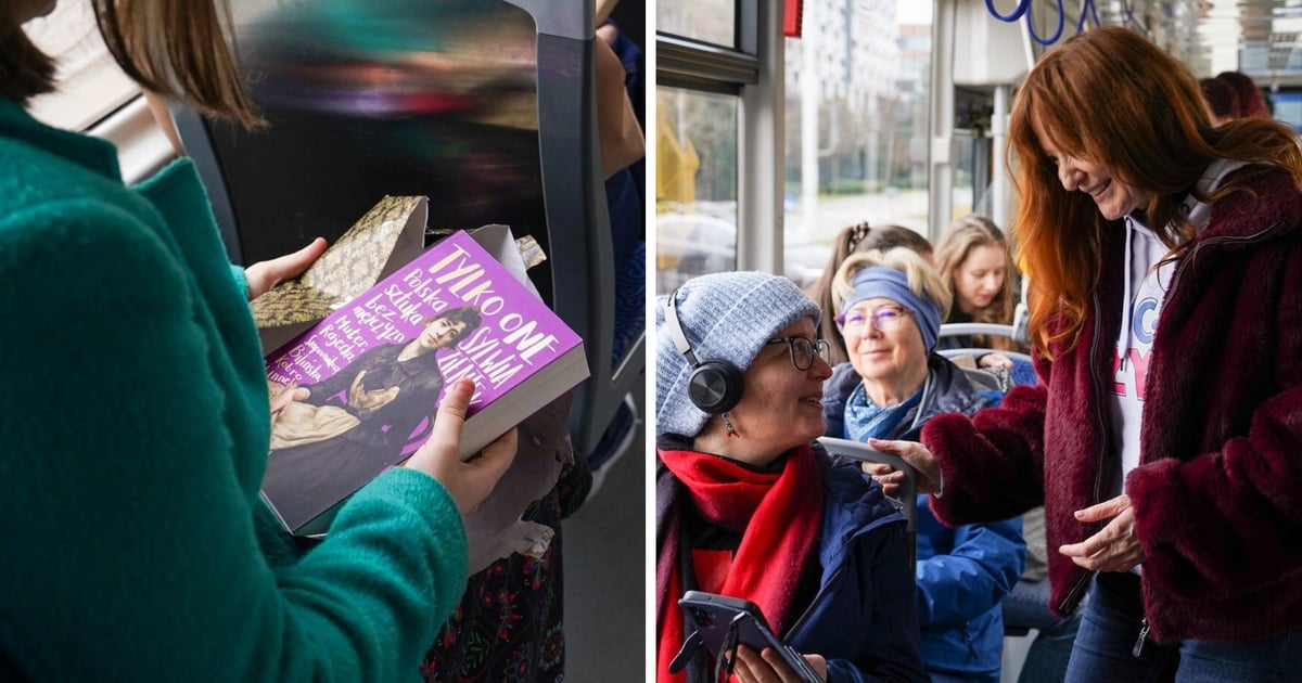 Kolejne książki rozdane! Niedzielna akcja „Wrocław czyta” w tramwaju