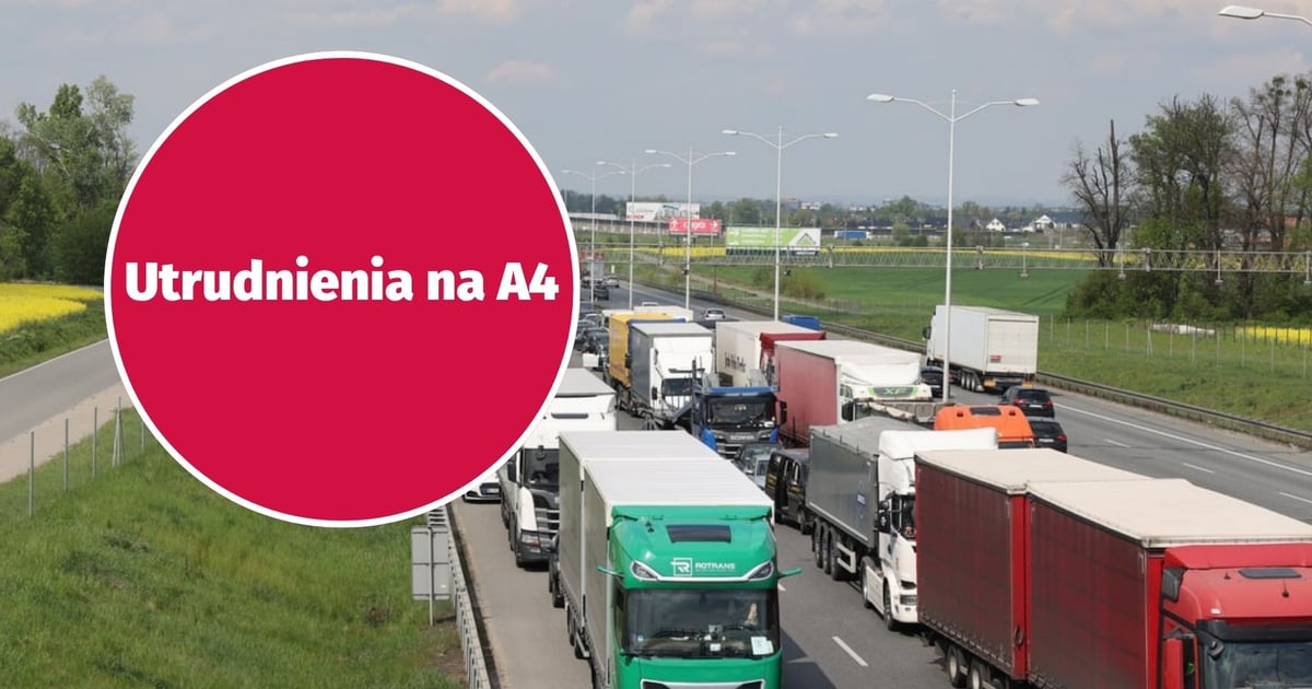 Zderzyły się samochody na A4 | Utrudnienia w ruchu zakończone