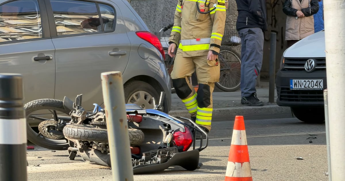 Wypadek na Nadodrzu. Utrudnienia w ruchu
