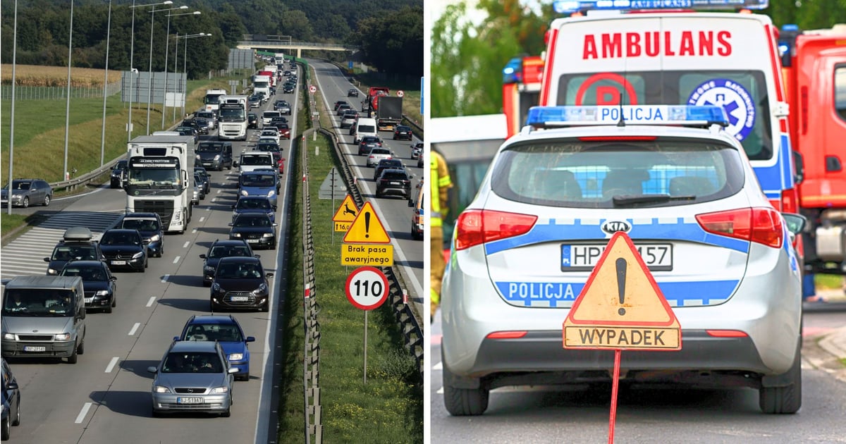 Uwaga! Trasa S8 na Wrocław i Warszawę zablokowana. Są ranni. Zalecany objazd