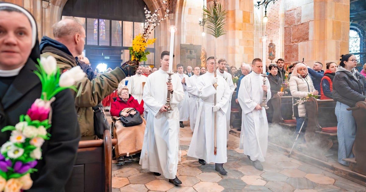 Niedziela Palmowa we Wrocławiu. Uczczono wjazd Jezusa do Jerozolimy