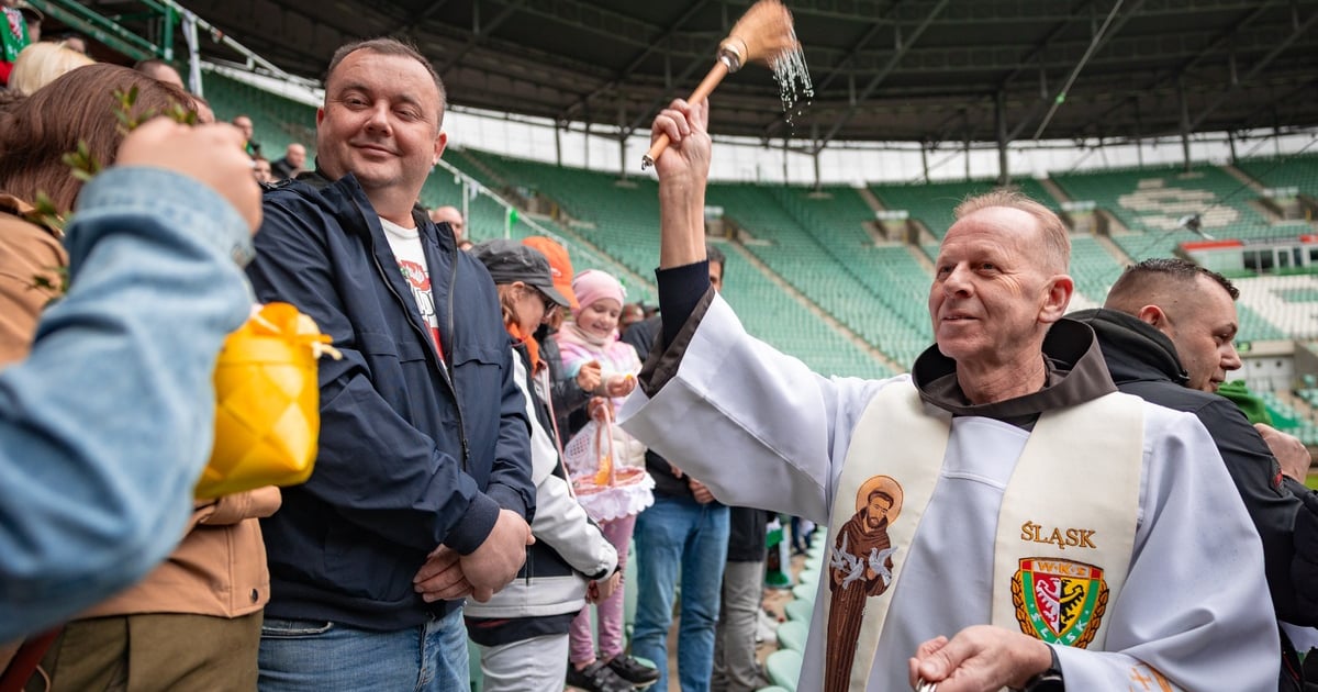 Wielkanocne święcenie pokarmów na Tarczyński Arena Wrocław