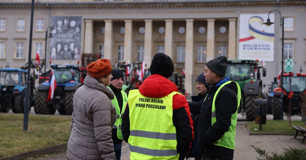 Strajk rolników w centrum Wrocławia zakończony. Zobacz zdjęcia z prote ...
