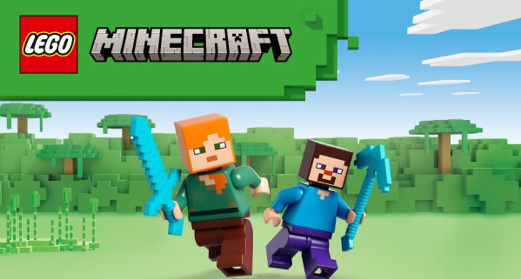 Lego Minecraft w Pasażu Grunwaldzkim
