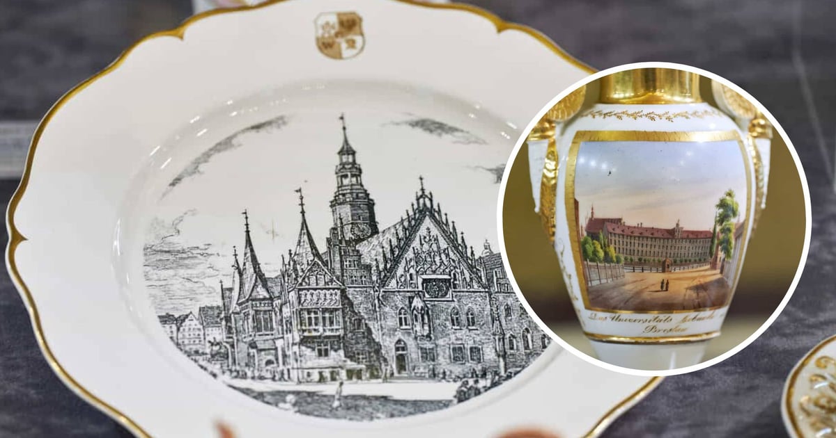 Wrocławskie i dolnośląskie znane miejsca na porcelanie. Wystawa [ZDJĘCIA]