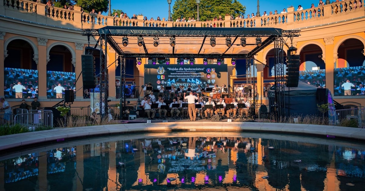 Koncert orkiestry wojskowej na Bastionie Sakwowym. Zobacz zdjęcia