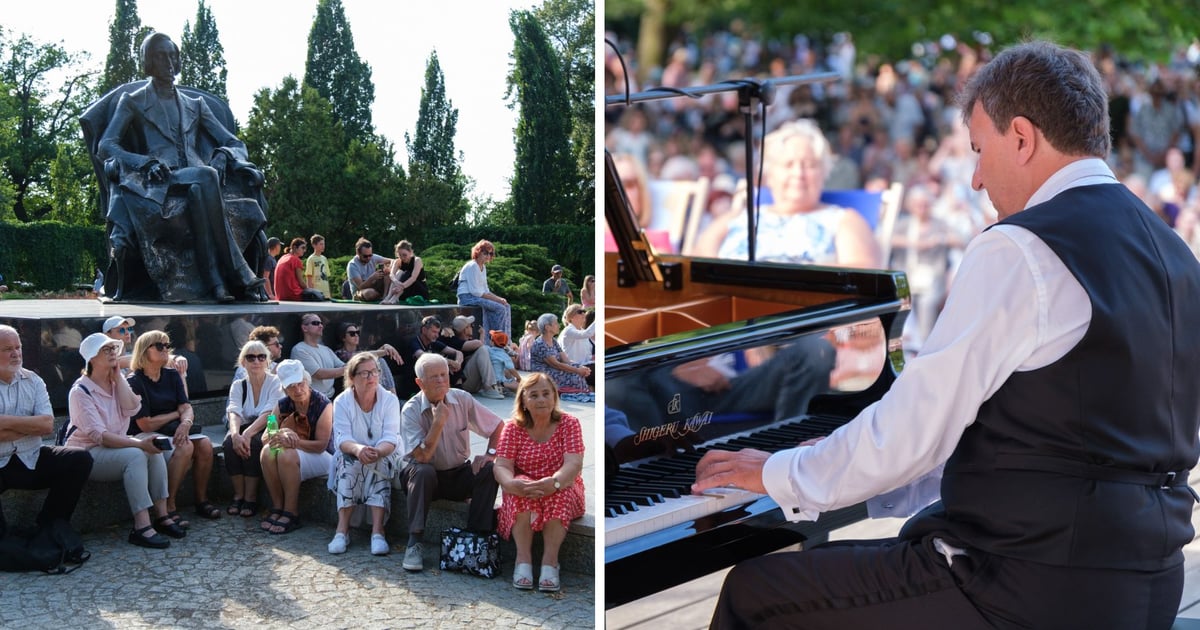 Wyjątkowy koncert w Parku Południowym. Grali Chopina pod Chopinem | ZDJĘCIA