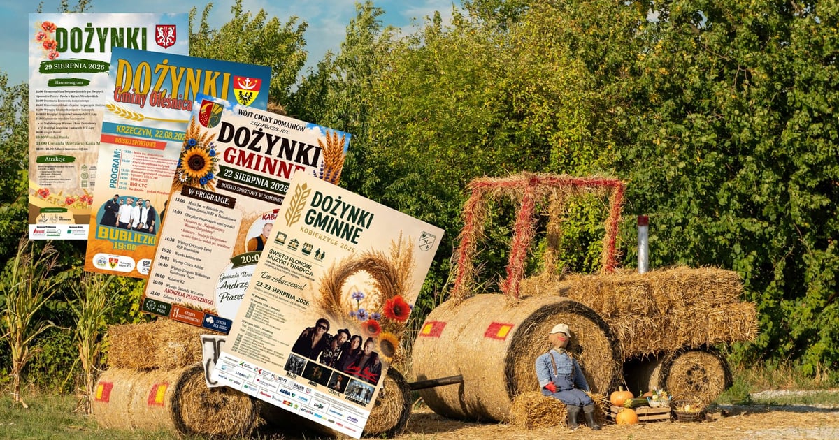 Dożynki koło Wrocławia. Bezpłatne koncerty już w ten weekend!