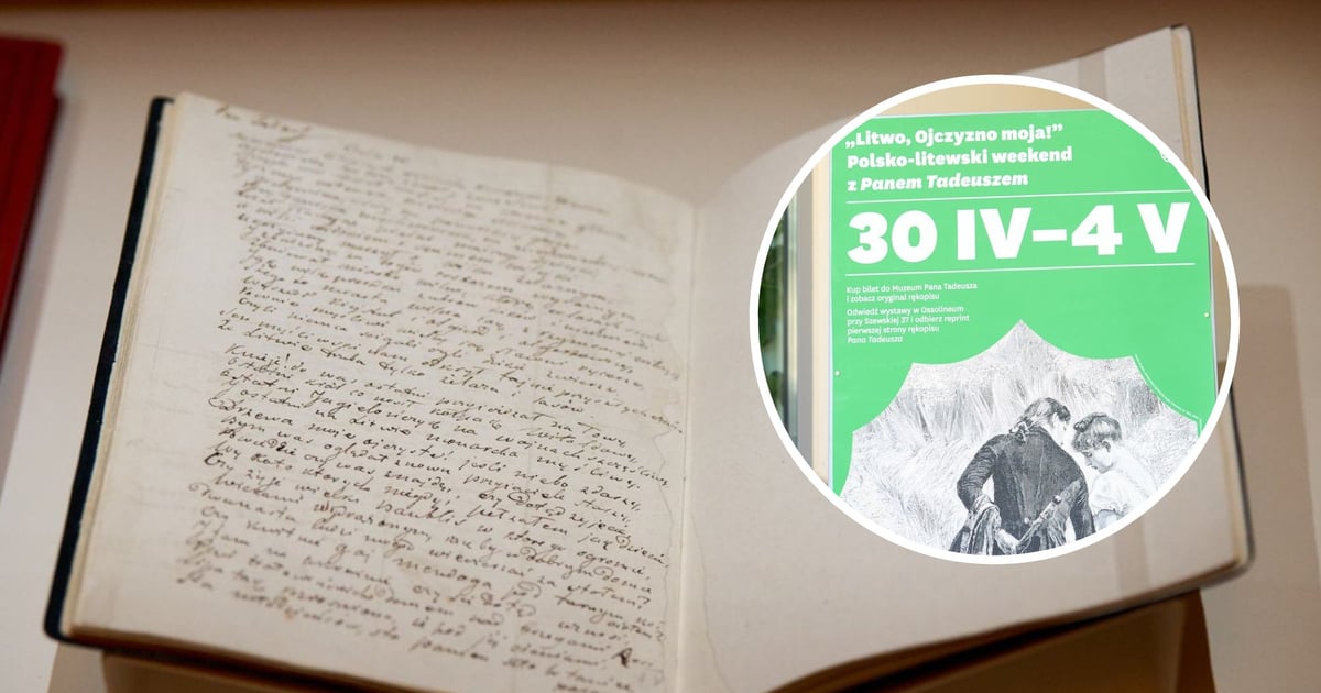 Zobaczcie oryginał „Pana Tadeusza” w muzeum w Rynku. Tylko do 4 maja! [ZDJĘCIA]
