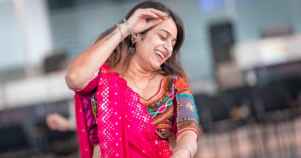 Zatańczyli Garbę na Święcie Diwali na lotnisku we Wrocławiu