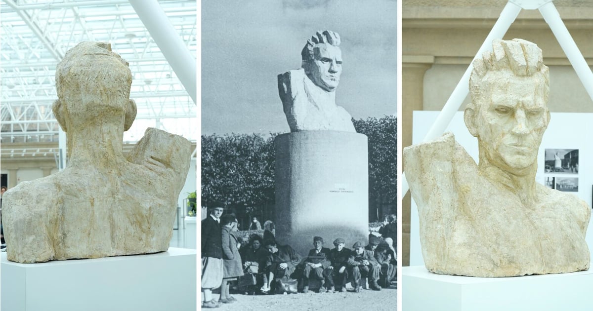 Wrocławianie fotografowali się pod tą rzeźbą w 1948 roku! Znów można podziwiać dzieło Dunikowskiego