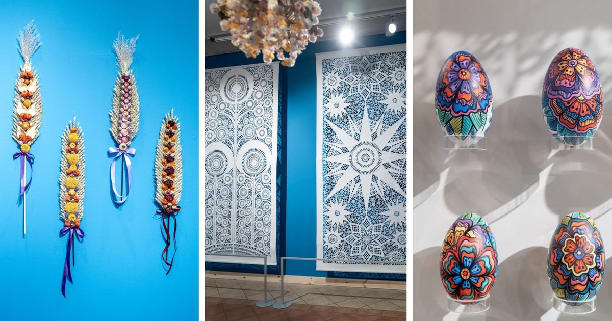 Wielkanocne małe arcydzieła. Palmy i pisanki w muzeum przy Traugutta