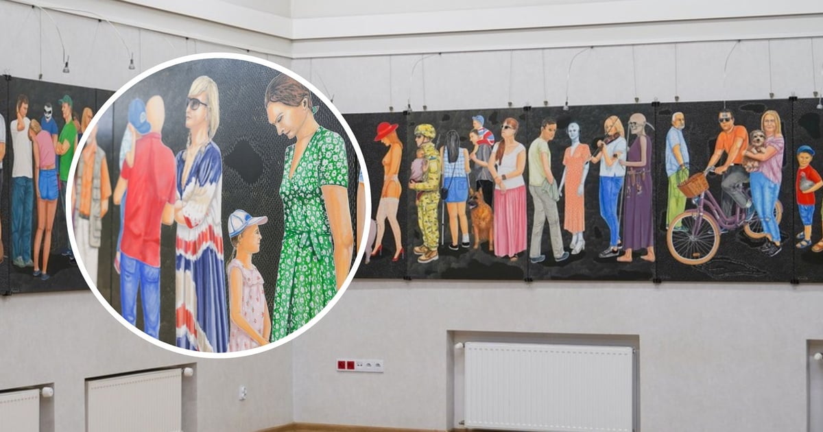 Ponad 54 metry! Taką długość ma cykl obrazów Mariana Wiekiery