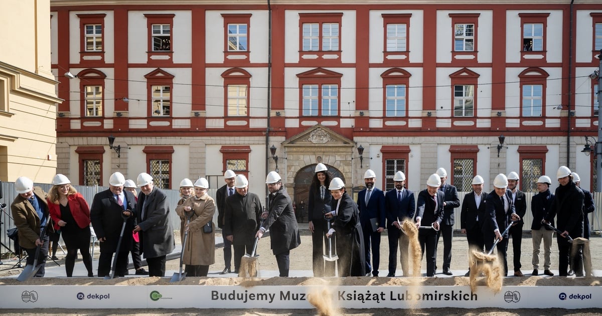 Łopaty poszły w ruch. Budowa Muzeum Książąt Lubomirskich rozpoczęta!
