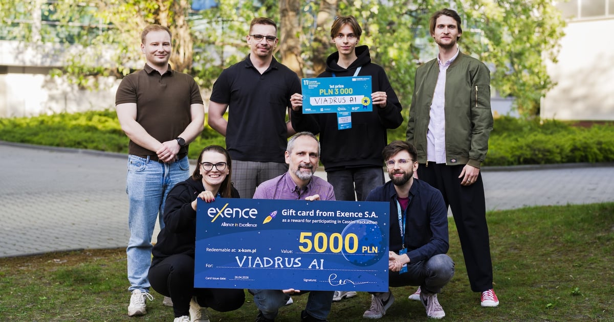 To oni zwyciężyli w finale CASSINI Hackathon! Viadrus AI podbija Europę!